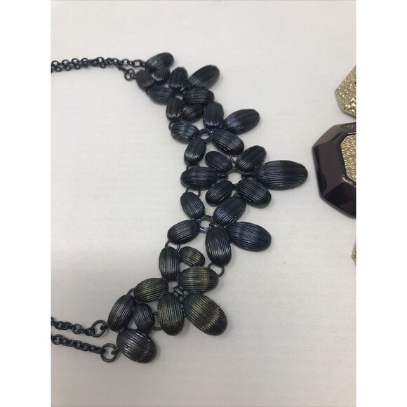 Lot of 2 VTG Liz Claiborne w BB Hangtag Necklace Bib & Multi Color Chunky - Picture 4 of 11